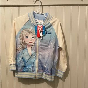 Disney Frozen Elsa Jacket NWT Size 4-5Y